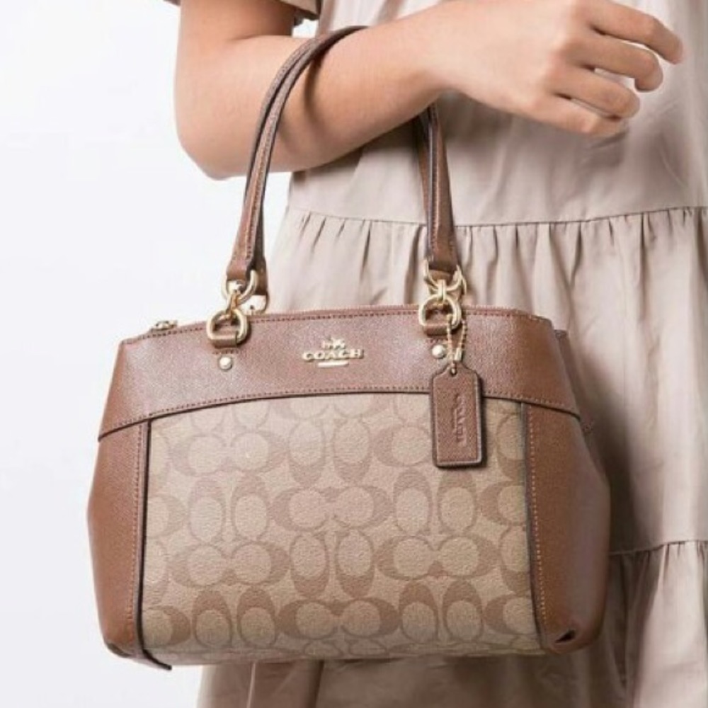 New! Coach Mini Brooke Carryall in Signature